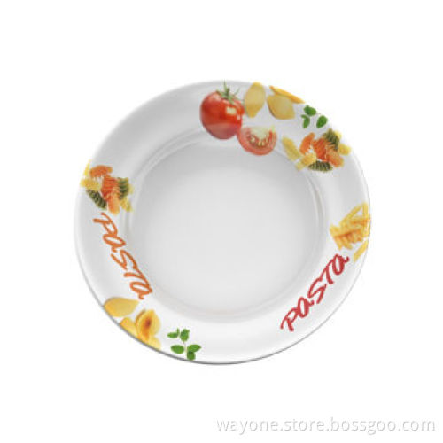 27cm Pasta Plate, Round and Oval shape
